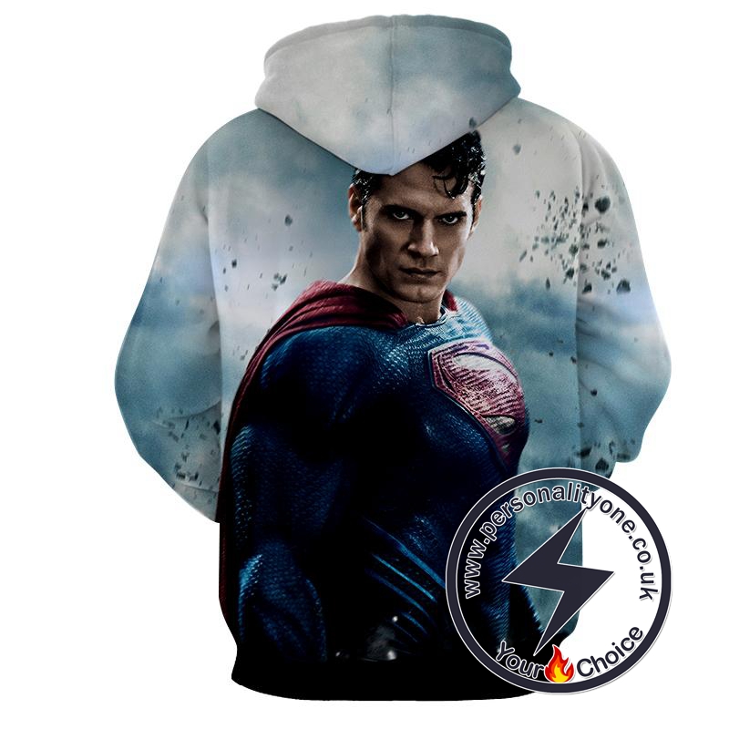 Man Of Steel - Superman Sweat Shirt - Superman Hoodies